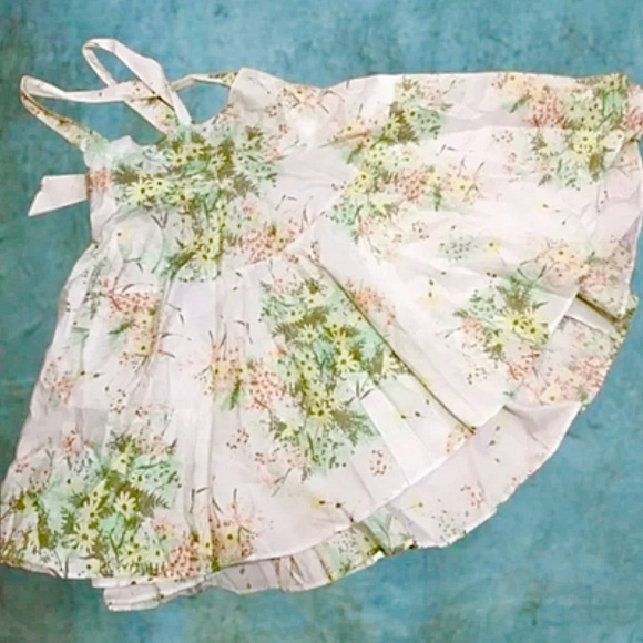 FREE PEOPLE Let The Sunshine In Cotton Strappy Sleeveless Back-Tie MiniDress NWT - Picture 15 of 15